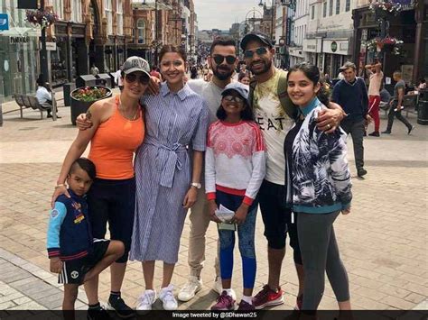 Virat Kohli, Anushka Sharma's English Rendezvous With Shikhar Dhawan And Family. Have A Dekko ...