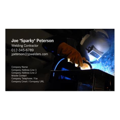 Welding Business Card Templates | BizCardStudio