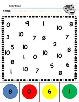 One To One Correspondence Math Worksheets For Kindergarten Preschool