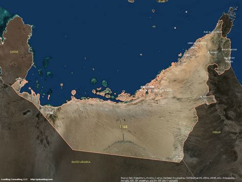 United Arab Emirates Satellite Maps | LeadDog Consulting