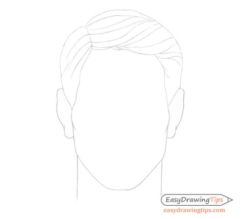 How to Draw Male Hair Step by Step - EasyDrawingTips