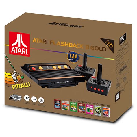 Atari Flashback 8 Gold HD Classic Game Console 120 Built-in Games HDMI 720p 857847003820 | eBay