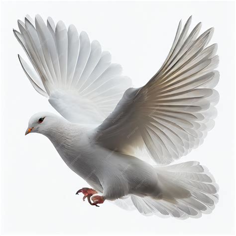 White Dove Bird Flying