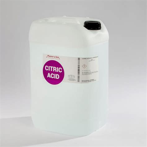 Citric Acid Solution (25kg) - Murphy and Son