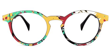 Minnie - Oval Multicolored Eyeglasses│Vooglam | Funky glasses, Fashion eye glasses, Eyeglasses