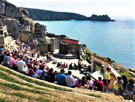 Cornwall outdoor theatre: Minack Theatre - Smudged Postcard