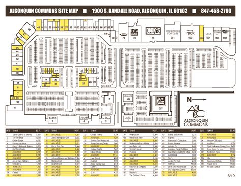 Site Map 8_19 | Algonquin Commons