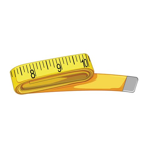 tool yellow measuring tape cartoon vector illustration 20294721 Vector Art at Vecteezy