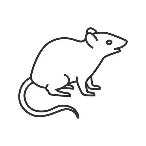 Mouse linear icon 3766758 Vector Art at Vecteezy