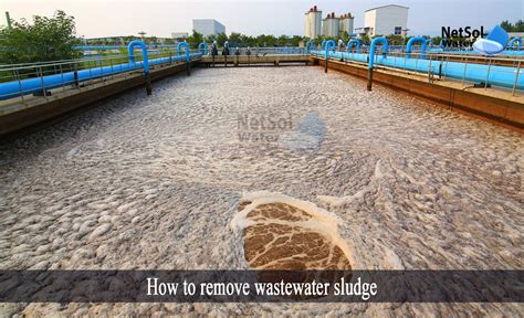 How to remove wastewater sludge - Netsol Water