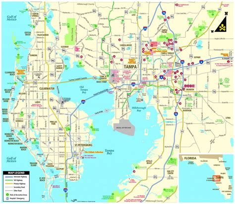 Pocket Map - Cruise Terminal Tampa Florida Map - Printable Maps