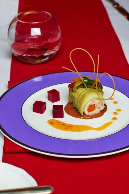 Premium Photo | Gourmet cuisine molecular food artwork