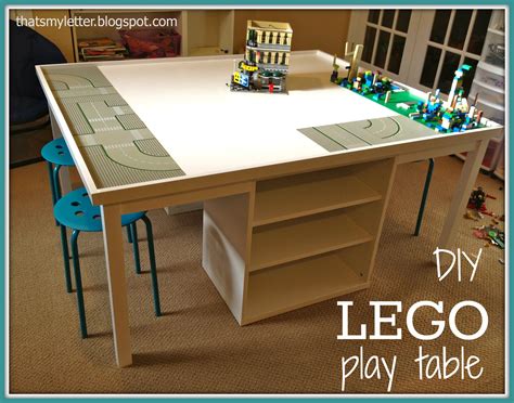 That's My Letter: DIY Lego Play Table