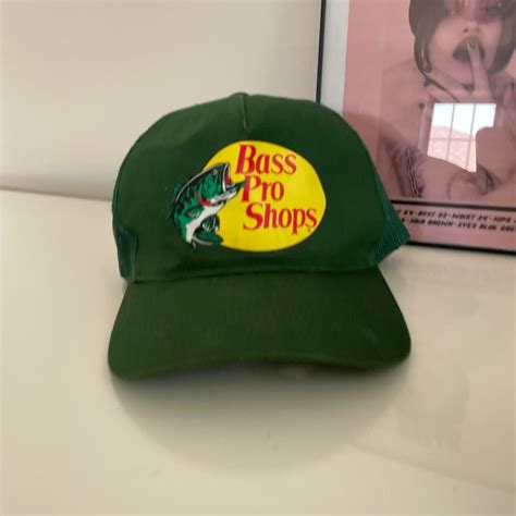 Bass pro shop hat! Perfect green color! - Depop