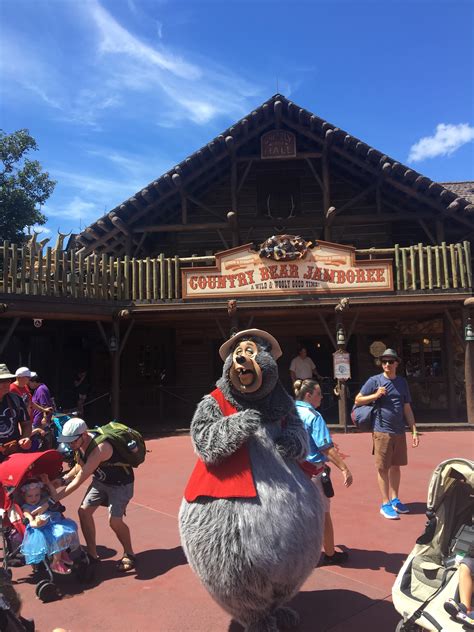 Big Al In Front of Country Bear Jamboree