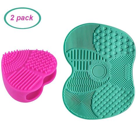 50% off Silicone Makeup Brush Cleaning Mat - 2 Pack - Deal Hunting Babe