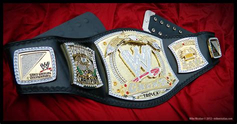 WWE "Spinner" Championship Belt Releather by Mike Nicolau | MNBelts.com