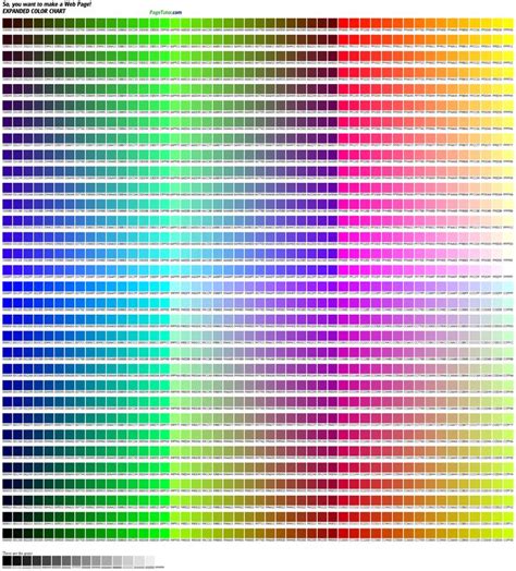 hex color chart - 28 images - hex color code with image exeideas let s ...