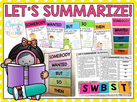 Let's Summarize is jam PACKED with goodies to help your little ones master the art of ...