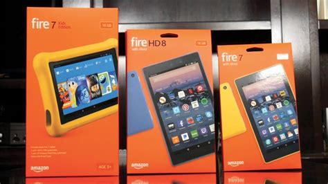 New Amazon Fire Tablets With Alexa (2017) Fire 7 vs Fire HD 8 vs Fire ...