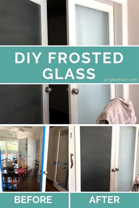 Frosted Glass Paint: How to Frost Glass - amylanham.com