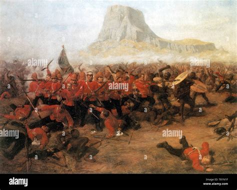 Anglo-Zulu War, Battle of Isandlwana, 1879 Stock Photo - Alamy