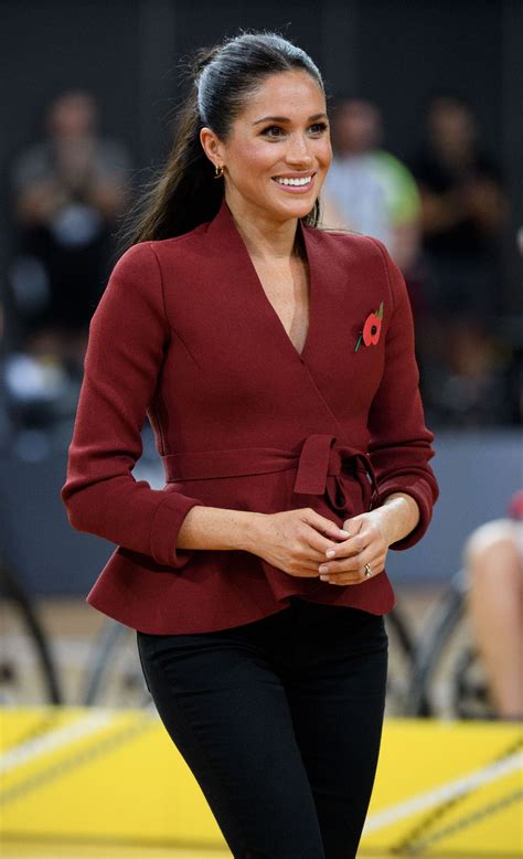 Meghan Markle Attend the Wheelchair Basketball Finals in Sydney 10/27 ...