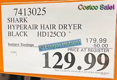 Shark HyperAIR Hair Dryer - Costco Sale! | Frugal Hotspot