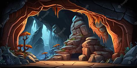 2d Game Background Cave