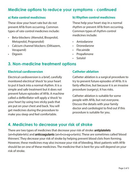 AFIB Innovation Program | Treatment Options