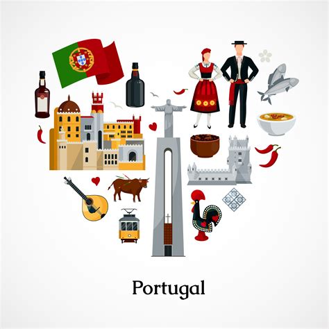 Portugal Flat Illustration 483817 Vector Art at Vecteezy