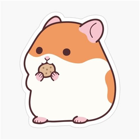 Cookie Hamster | Cute stickers, Cute cartoon drawings, Cute hamsters