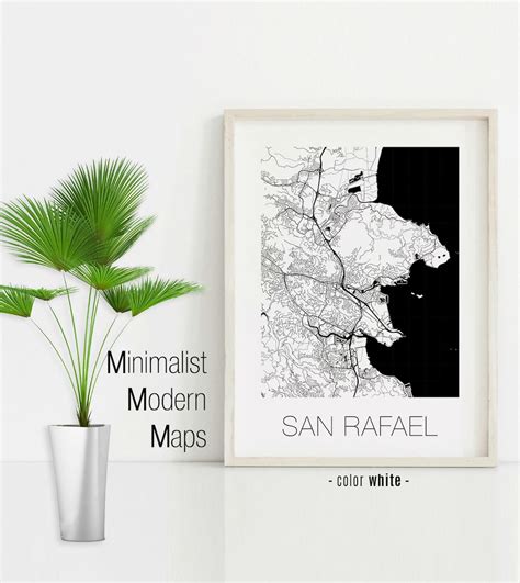 San Rafael California San Rafael CA Map San Rafael Map San - Etsy