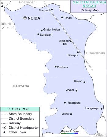 Rail-Map-india: Gautambudh-Nagar-railway-map