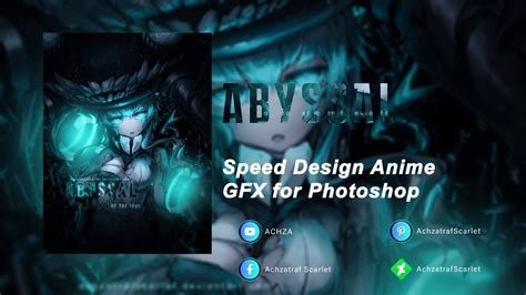 Speed Design anime GFX for photoshop | Abyssal | Speed, Photoshop, Anime, Quick, Design, Cartoon ...