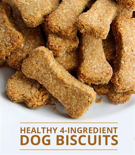 Healthy 4-Ingredient Dog Biscuits Recipe | Recipe | Dog biscuit recipes ...