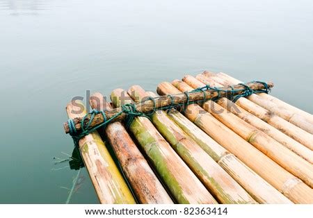 Bamboo Raft On The Great Lake In The Early Morning,Thailand. Stock Photo 82363414 : Shutterstock