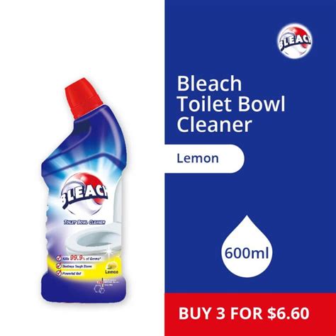 Bleach Toilet Bowl Cleaner 600ml - Lemon - Whealth Lohmann Centralin | Whealth Lohmann Centralin