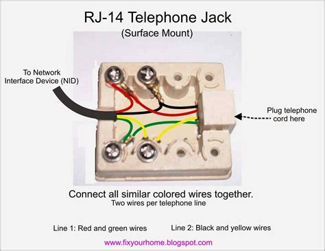 Phone Jack Wiring Diagram Three