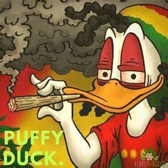 Donald Duck Smoking Weed