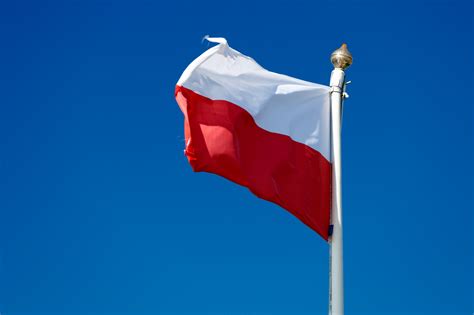 Polish Flag In The Sky Free Stock Photo - Public Domain Pictures