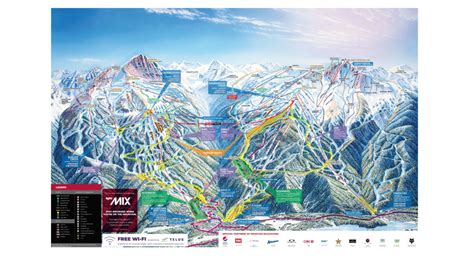 Whistler Blackcomb Ski Map And Information - Free Piste Map