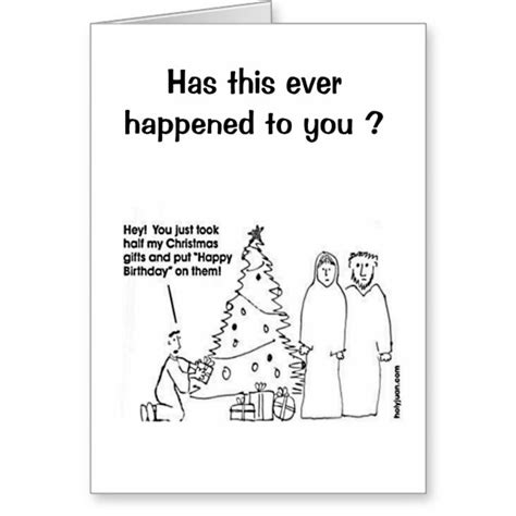 Funny Christmas Birthday Card | Zazzle ~ Awesome New Gift Ideas