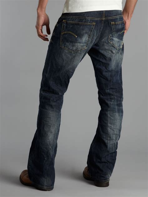 G-star raw Bootcut Jeans in Blue for Men | Lyst