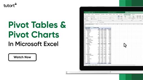 Pivot Tables & Pivot Charts in Excel | MS EXCEL TUTORIAL 2023 | Tutort ...