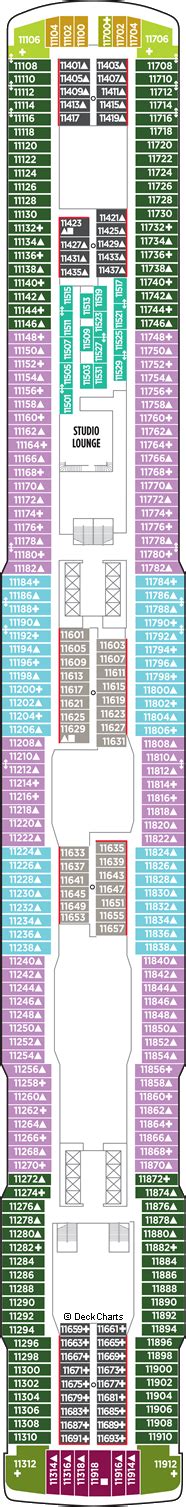 Norwegian Escape Deck Plans: Ship Layout, Staterooms & Map - Cruise Critic