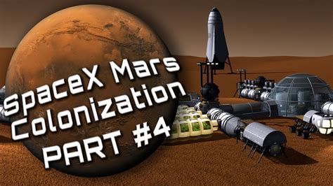 Mars Colonization E04 - Setting up a Mars colony (SpaceX ITS in KSP) - YouTube