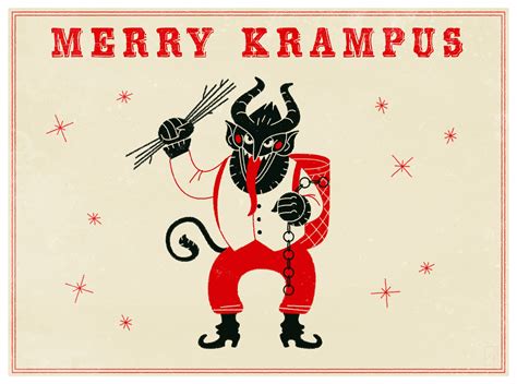 Krampus - a mythical creature recognized in Alpine countries ...