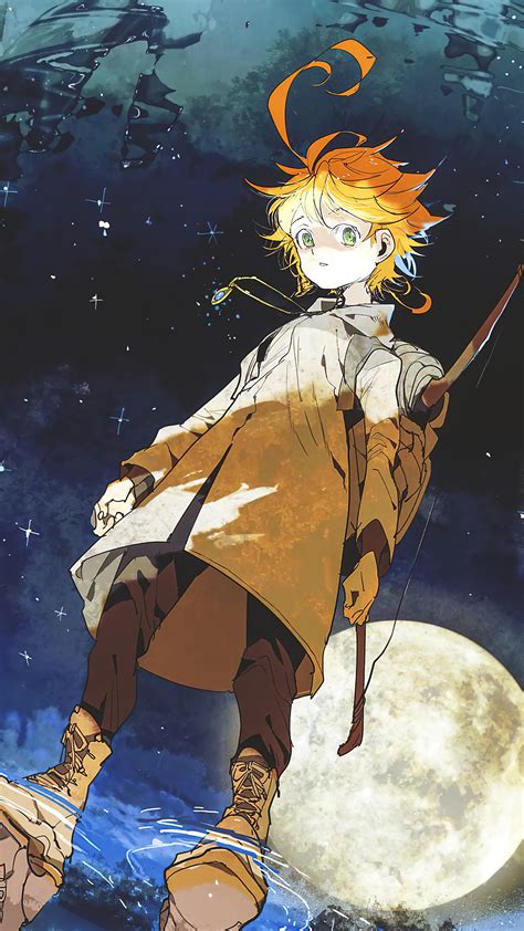 46 Anime Wallpaper The Promised Neverland Emma | Lotus Maybelline