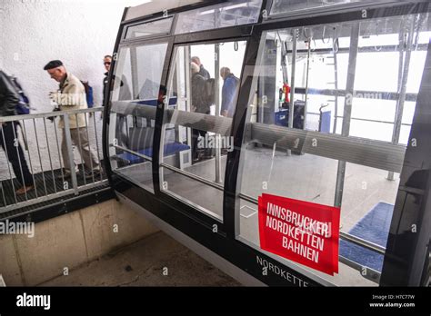 Cable Car in Nordkette Mountains, Innsbruck, Austria Stock Photo - Alamy